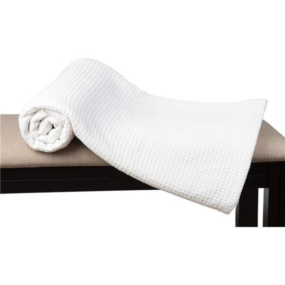 100% Cotton Thermal Blanket,Breathable Bed Blanket Twin Size,Soft Waffle Blanket - Picture 4 of 8